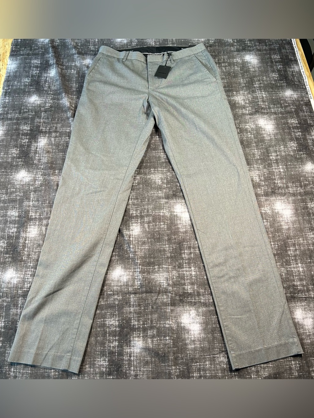NWT Bonobos Stretch Weekday Warrior Pants Mens 34x34 Grey Slim Straight Chino
